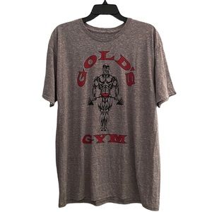 Heather Grey Vintage Old Gold’s Gym T-Shirt